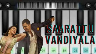 Saarattu vandiyala song || mobile paino cover 🎹🎼 ||  All in one tamil|
