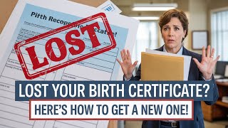 How can I replace a lost birth certificate?