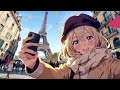 in the city of love 🌞 lofi spring vibes 🌞 february lofi songs to feel happy and boost your mood