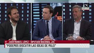 Interna en Juntos por el Cambio por Javier Milei. José del Rio en Comunidad de Negocios