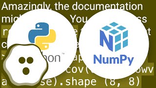 Numpy Covariance Matrix numpy.cov