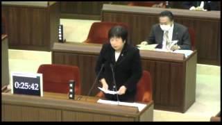 平成27年第4回東郷町議会定例会一般質問　新家光江議員