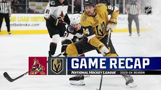 Coyotes @ Golden Knights 9/29 | NHL Highlights 2023