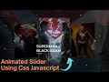 Create Image Slider Animation Effects Using HTML CSS & JavaScript | Keyframe Effects