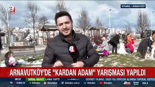 Arnavutköy’de kışın keyfini komşularımızla birlikte çıkarıyoruz! ⛄❄️ 📺 A HABER