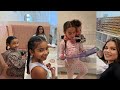 khloe kardashian s kids true u0026 tatum playing together with their cousin dream video