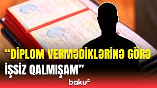 Bəzi UNEC tələbələri niyə diplom ala bilmir? | Nazirliyə müraciət etdik, amma...