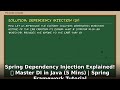 Master Spring Dependency Injection (DI) in 5 Mins! 🚀 Essential Java Spring Tutorial