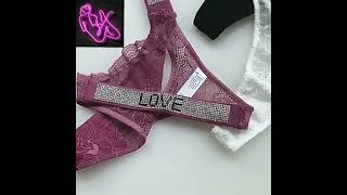 Tanga 💎LOVE SECRET💎 línea pedrería delgada