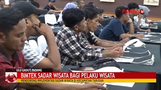 Bimtek Sadar Wisata Bagi Pelaku Wisata