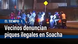 Residentes de Ciudad Verde en Soacha denuncian piques ilegales en las vías | El Tiempo