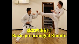 日本空手協会目白支部　基本約束組手　JKA Mejiro Branch Karate Kihon prearranged kumite