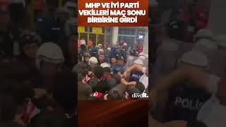 MHP ve İYİ Parti vekilleri maç sonrası birbirine girdi #Sgorts