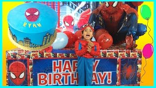 GIANT SURPRISE BOX OPENING with Spiderman Power Wheels Ride-On