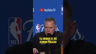 Michael Malone -Što se tiče nikole, ništa me ne iznenađuje #nikolajokic #malone #nuggets #joker #nba