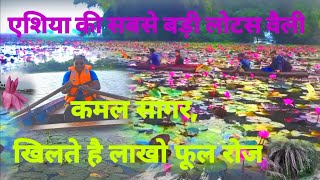 Asia biggest lotus valley I इंदौर के गुलावट गांव में है जिसे लोटस वैली कहते है .