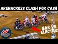 1ST EVER GAS VS ELECTRIC AMA ARENACROSS RACE! $2,000 To WIN - Clash for Cash Kicker AX Reno Round 1