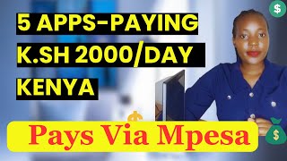 5 APPS THAT PAY YOU REAL MONEY KENYA