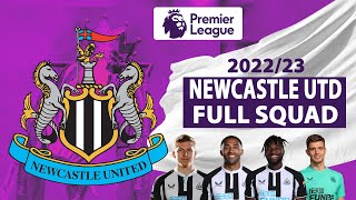 NEWCASTLE UNITED Full Squad Season 2022/23 | English Premier League