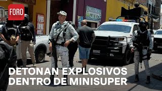 Sujetos arrojan explosivos a minisúper en Tarimoro, Guanajuato; mueren dos personas - Las Noticias