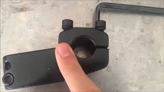 How to stop BMX handlebars that rotate