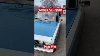 Milicja w Akcji Duży Fiat PRL #fiat #milicja #policja #zatrzymanie