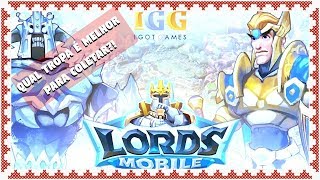 Lords Mobile - Qual tropa usar na colheita?