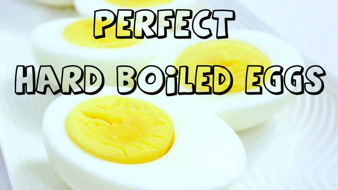 How To Make Perfect Hard Boiled Eggs - YouTube