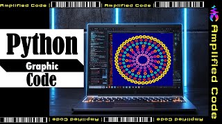Python Code | Flowers Circle - Turtle Graphic | Python Programming