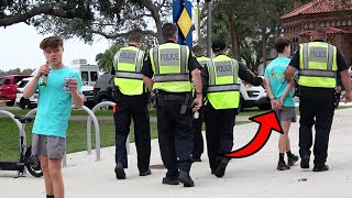 Drinking Fake Beer In Public Prank! *ARRESTED*