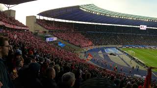 Fantastic atmosphere at the Union Berlin supporters as they beat Hertha 4-1 in the Berlin derby 2022