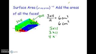 Volume and Surface Area of Polygonal Prisms