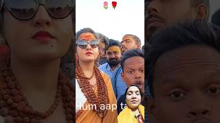 Prayagraj ke mele mein ek khubsurat Sadhvi pahunchi #interview #hindustan #shortvideoviral #Kumbh 🌷🌹