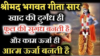 भगवत गीता - खाद की सुगंध ही फूल की सुगंध बनती है | अवश्य सुनो | #bhagwatgeeta