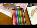 Full Demo of Koh I Noor Progresso Woodless Colored 24 Pencil Set, Assorted Colored Pencils