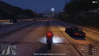 Longest Stoppie Challenge 433m | GTA Online