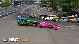 Callum Ilott's IndyCar Series Detroit Grand Prix ends after Lap 2 wreck | Motorsports on NBC