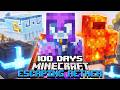 I Survived 100 Days ESCAPING the AETHER in Minecraft