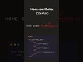 Menu Bar HTML CSS JavaScript
