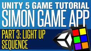 Mobile Simon Game Tutorial #3 - Light Up Sequence