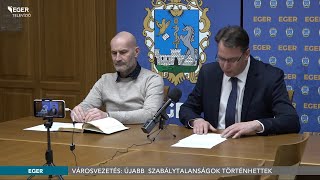 Városvezetés: újabb szabálytalanságok történhettek - 2023.02.20.