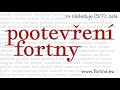 refektÁŘ pootevření fortny 4 7