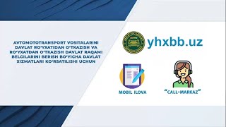 Endilikda davlat raqam belgilarini uyingizdan chiqmagan holda olishingiz mumkin