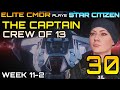 13 PERSON CREW ! - Multicrew Carrack - Elite CMDR plays Star Citizen 3.14