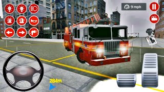 Fire Truck Driving Simulator 2020 🚒 Real Emergency Services Game #17 - Android GamePlay