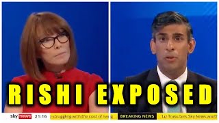 Rishi Sunak CAUGHT Lying About Fracking On Live TV