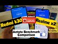 Redmi k30 vs realme x2 benchmark comparison