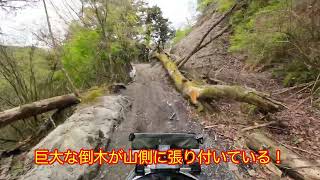 SEROW房総半島ツーリング　房総半島西基幹林道（勝手に命名）Part３ 林道大山線・横尾線・高山線　2023年3月21日　千葉県富津市・君津市