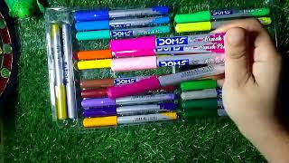 Doms Brush Pen 🖌️।। 26 shades।। @ShivangiSah7 @artist_varsha53 #doms #domscolor #1millionviews