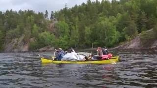 Schweden  - Kanutour auf Lelång Lake 18.06.16-25.06.16  , водный поход  Lelång Lake, Швеция